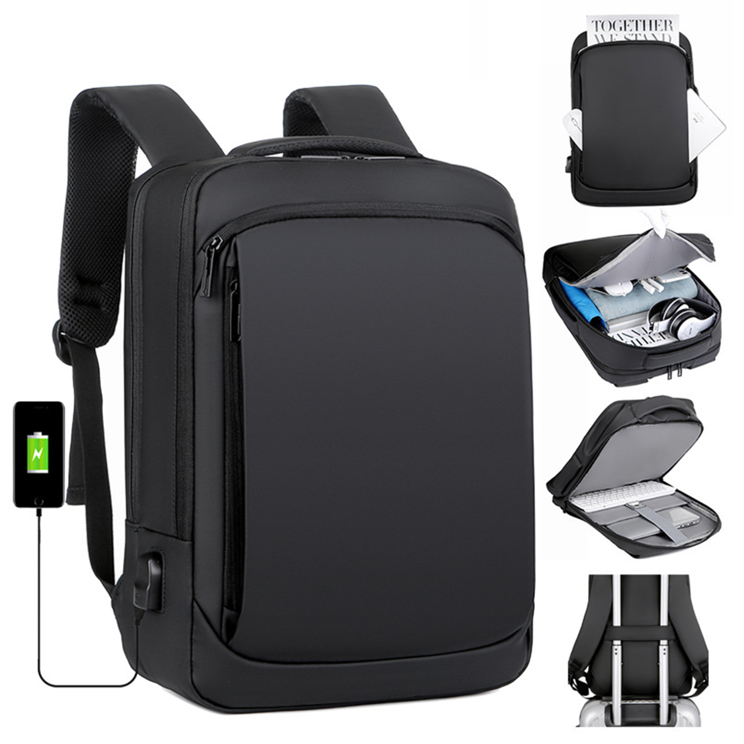 Ofxord Travel Carry on Backpack With USB Charging Port 3