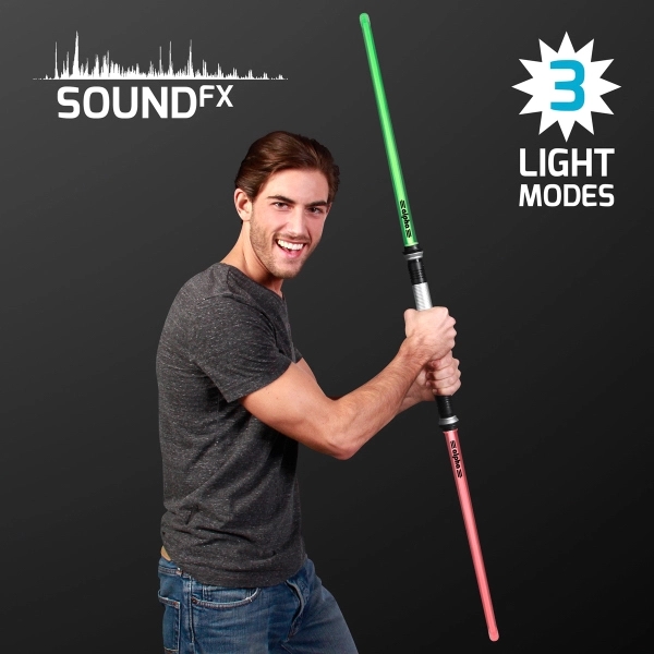 Light Up Deluxe Double Saber with Sound 4