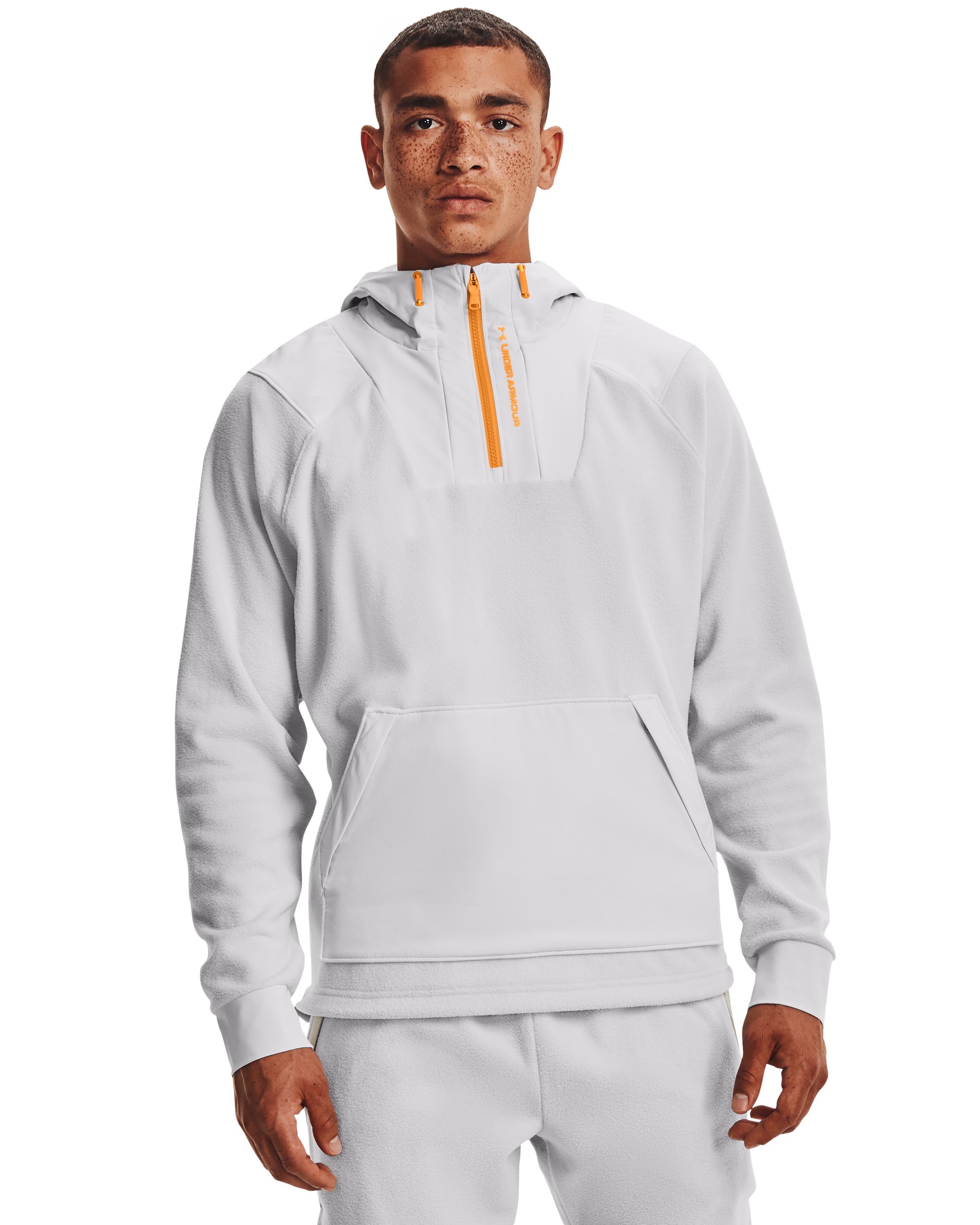 Men's UA RUSH Fleece Hoodie, custom hoodie or sweatshirt with logo imprint 5