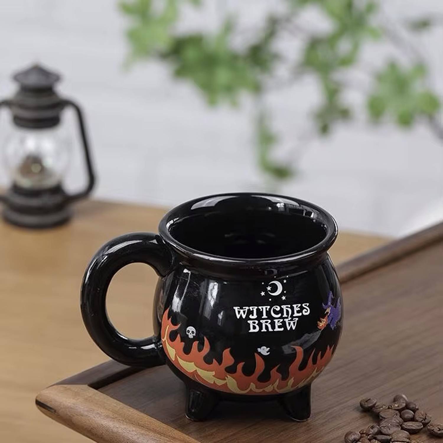 13oz Ceramic Witch Cauldron Mug – Halloween Coffee Cup 5