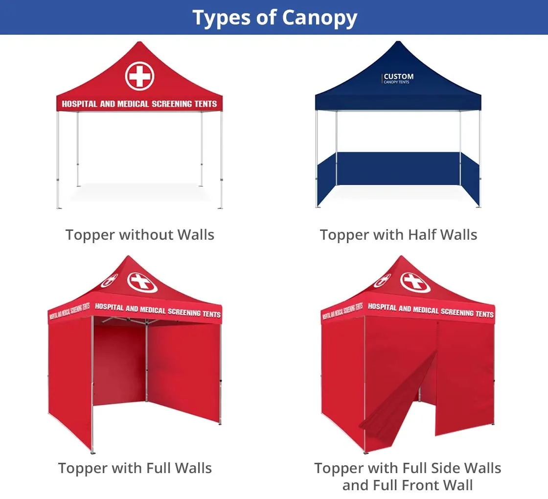 10 ft Aluminum Canopy Tent topper + hardware 8
