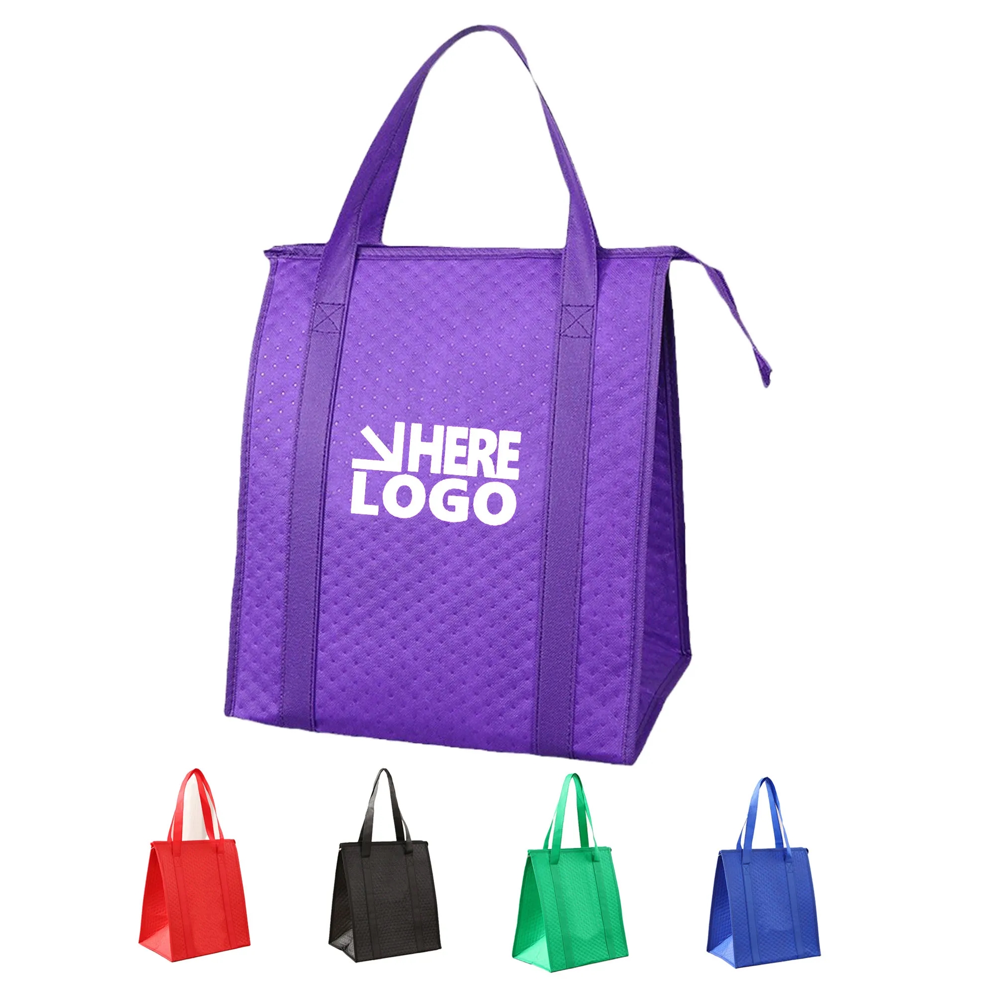 Insulated Grocery Tote Bag, custom tote bag with logo imprint 3