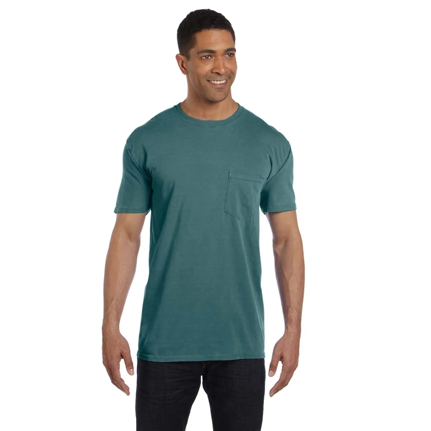 COMFORT COLORS ADULT HEAVYWEIGHT 6.1 OZ. POCKET T-SHIRT 71