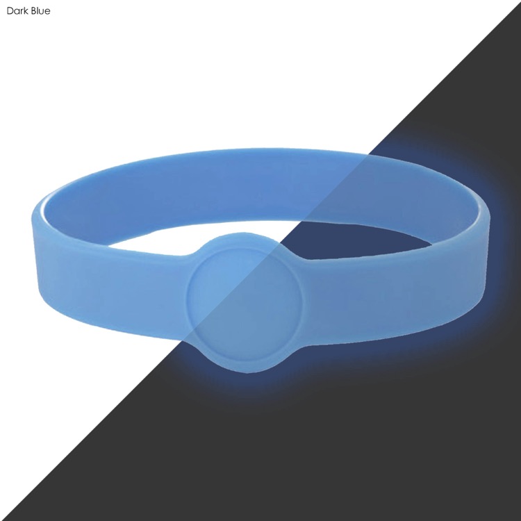 Neon Glow Silicone Wrist Band Custom Design 12