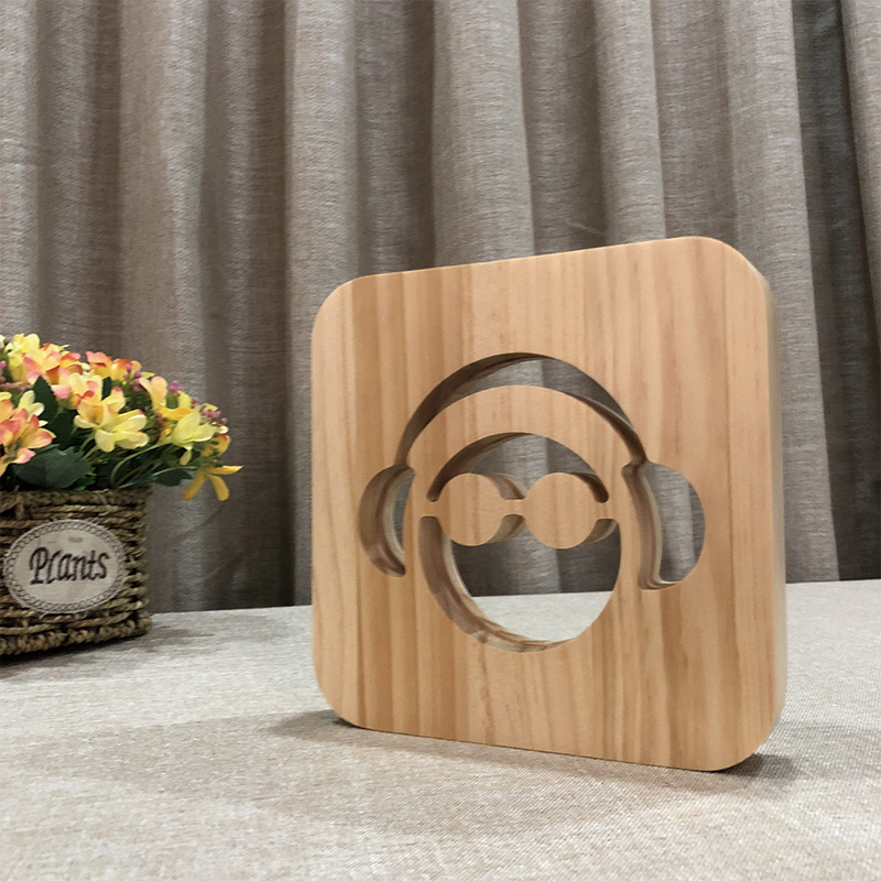 Fully Customizable Wooden Warm Light LED 2