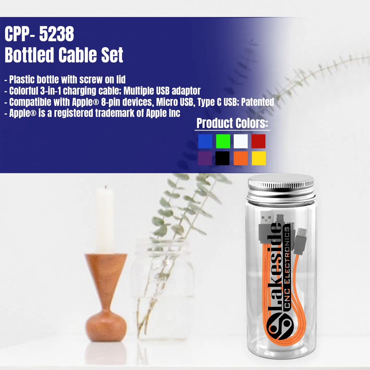 BOTTLED CABLE SET 12