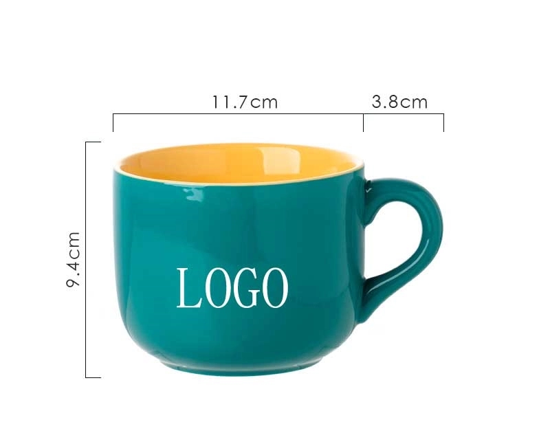 Large-Capacity Thickened Heat-resistant Ceramic Handle Mug 6