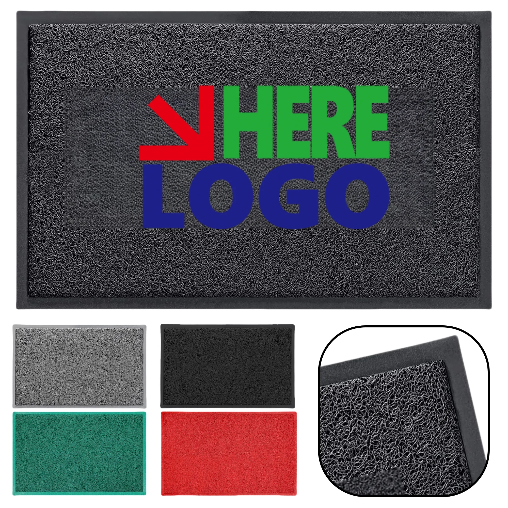 Pvc Car Vinyl Floor Mat Non Slip Doormat MOQ1 4
