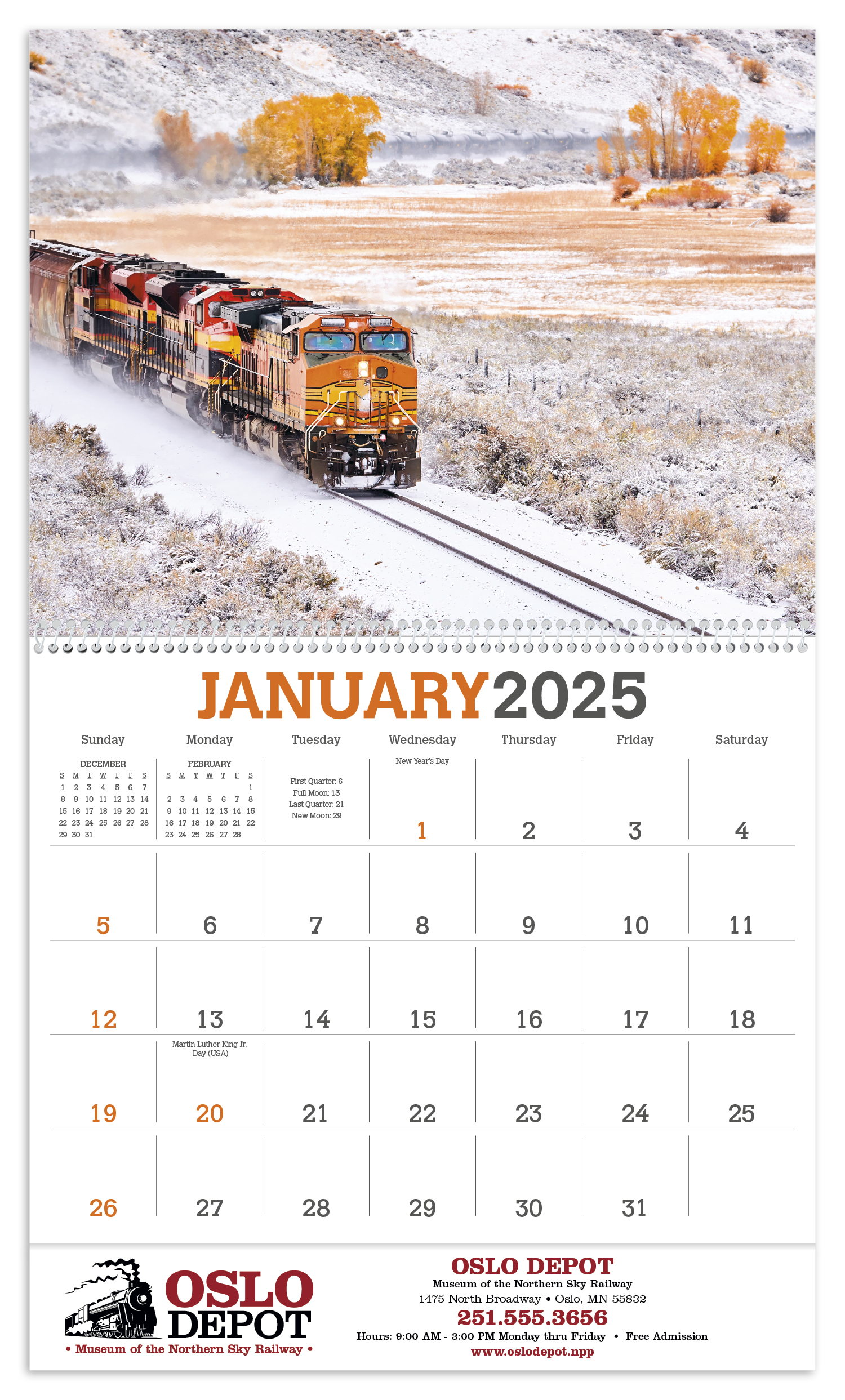 Triumph® Calendars Trains Calendar 45