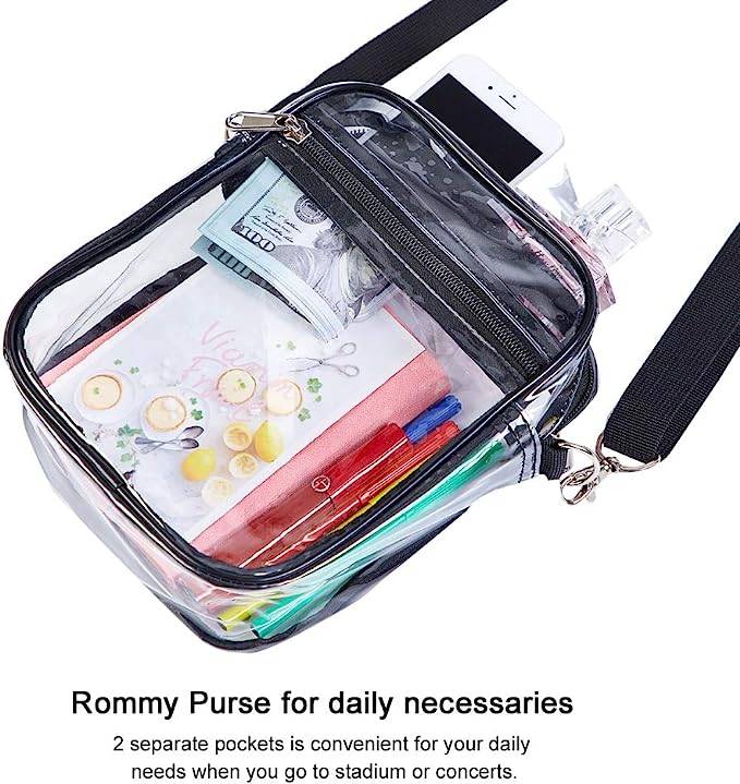 PVC Clear Crossbody Purse Bag 3