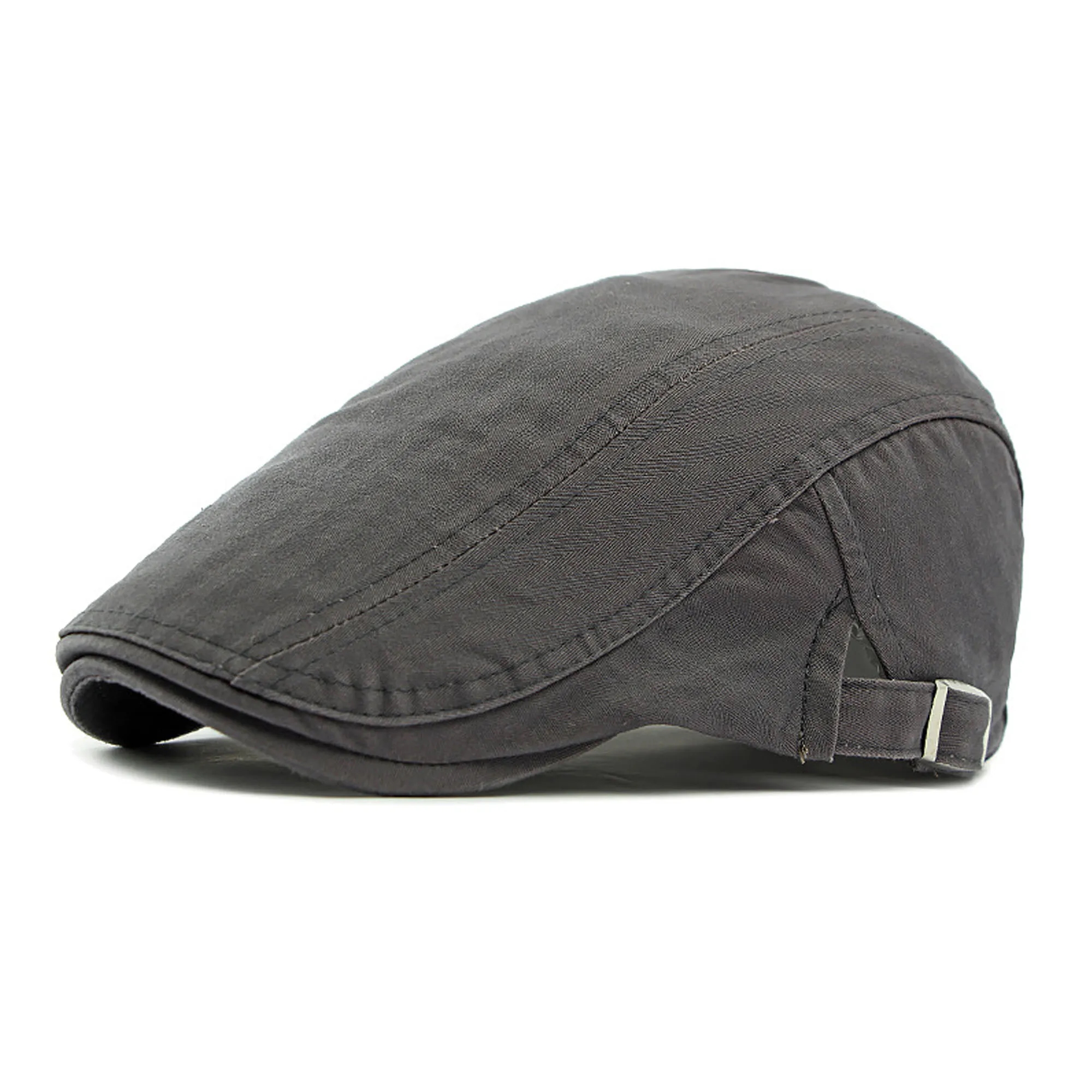Adjustable Men's Flat Cotton Cap 6