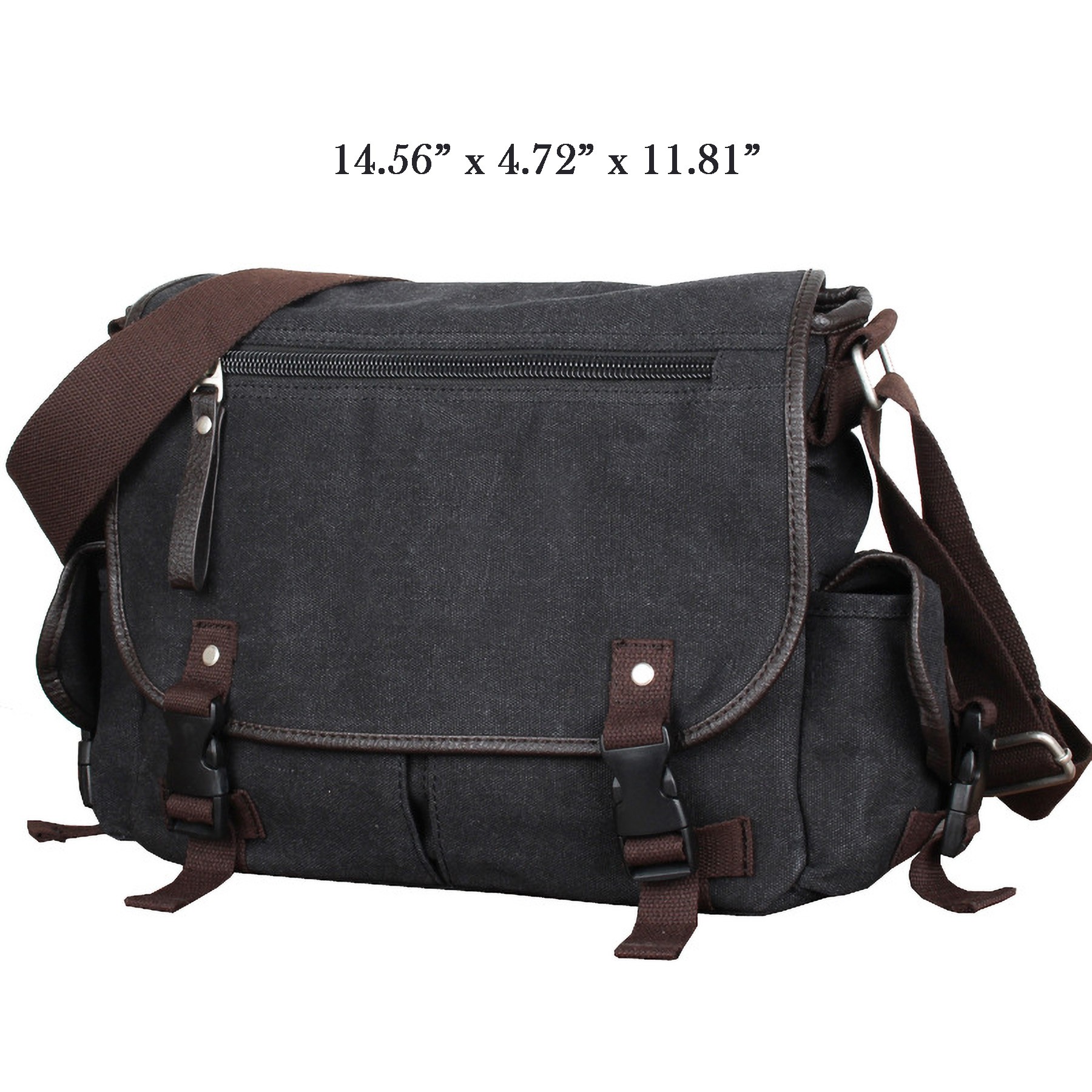 Vintage Canvas Messenger Bag 4