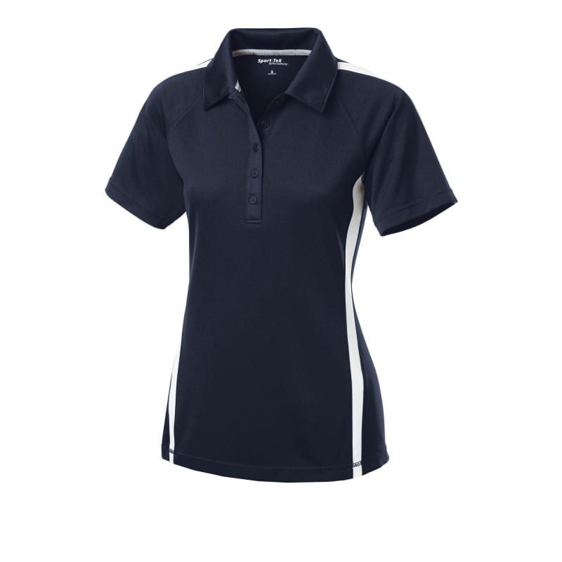 Sport-Tek Women's PosiCharge Micro-Mesh Colorblock Polo. 5