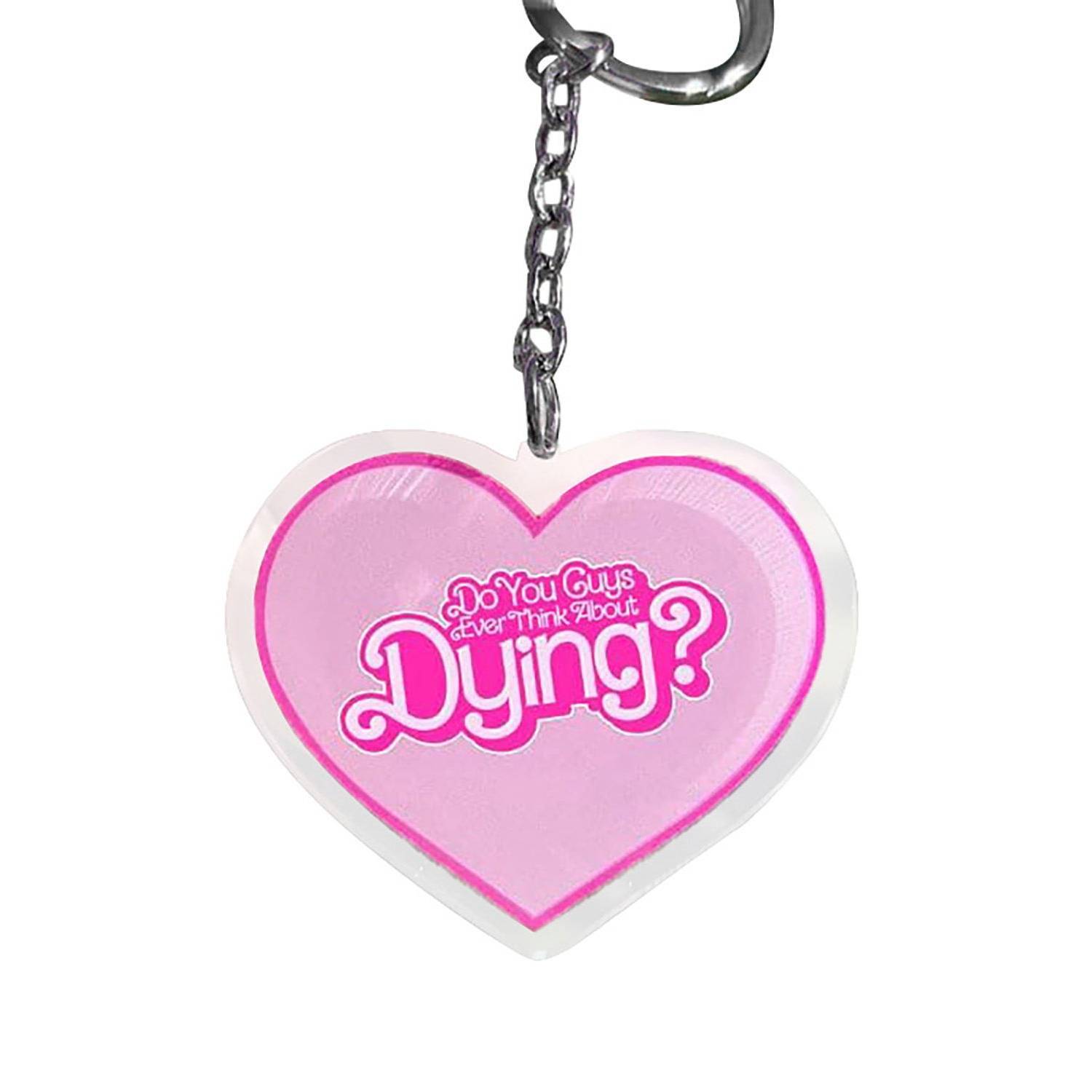 Heart Shaped Acrylic Keychain 4