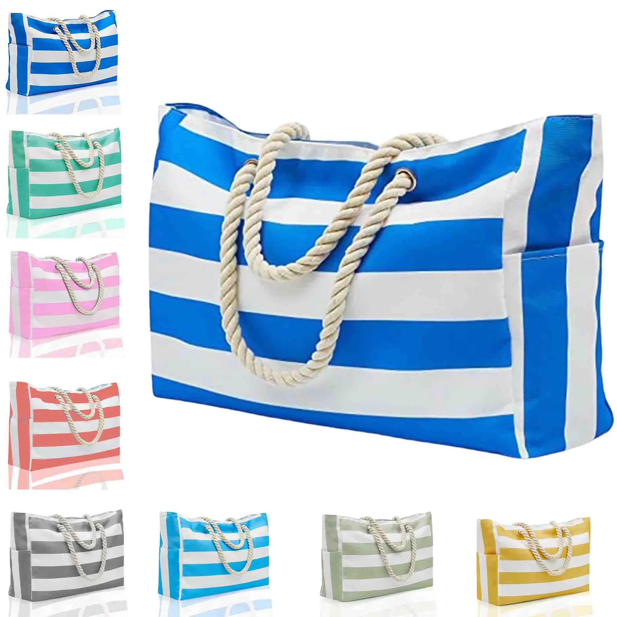 Waterproof Sandproof Beach Bag Tote(Full Color) 1