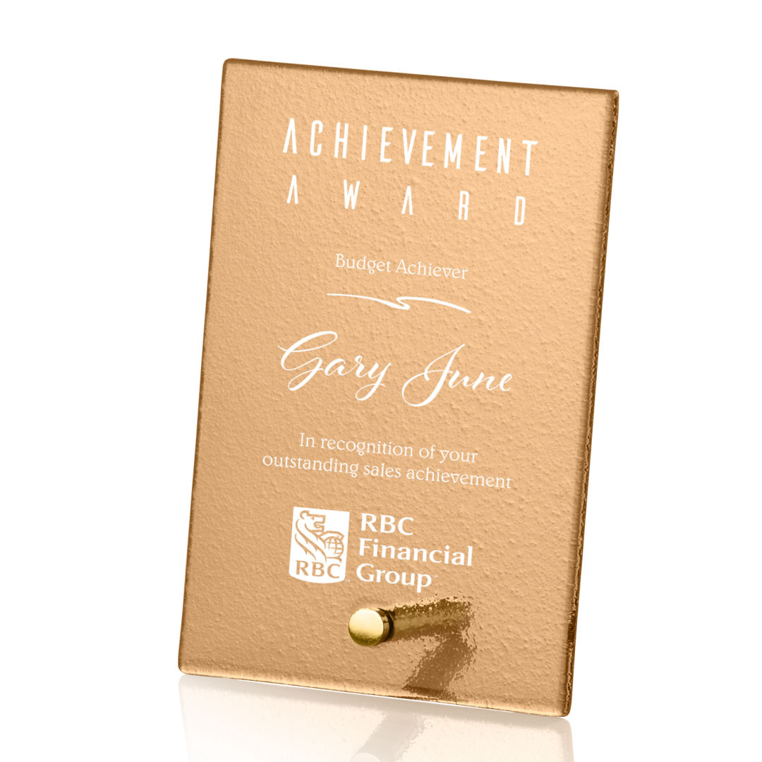 Atchison Russet Rectangle Award - Gold 4