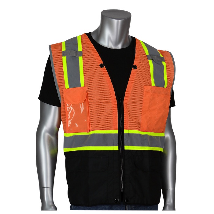 Two-Tone 11 Pocket Tech-Ready Mesh Surveyors Vest 15