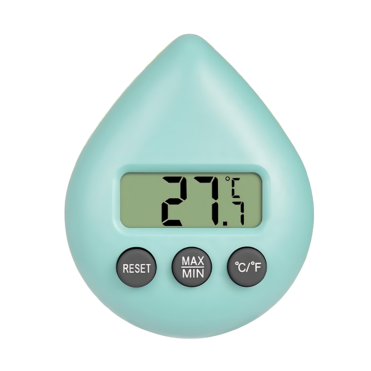 Teardrop-shaped Indoor Electronic Thermometer 5