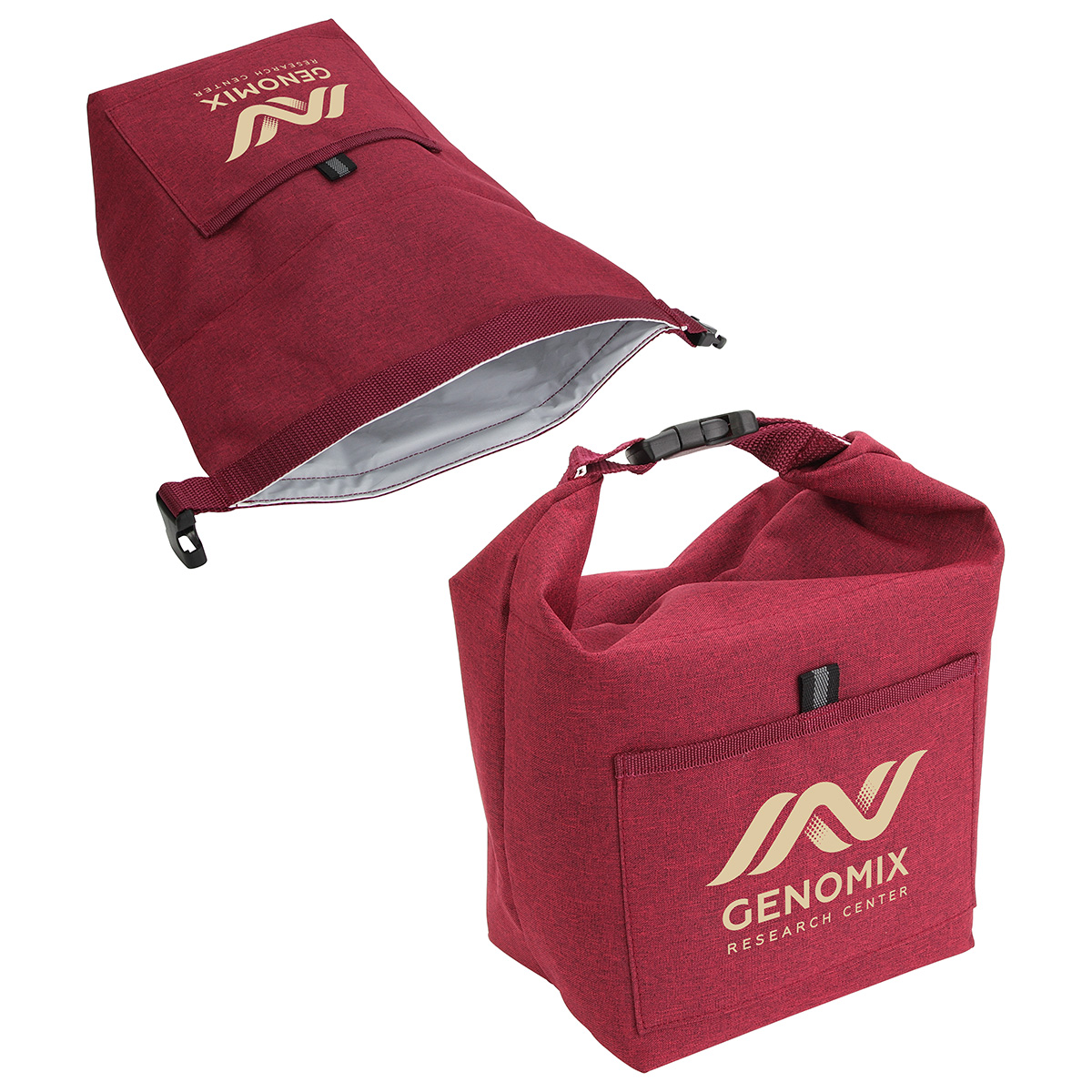 Bellevue Heathered Polyester Insulated Lunch Tote 30