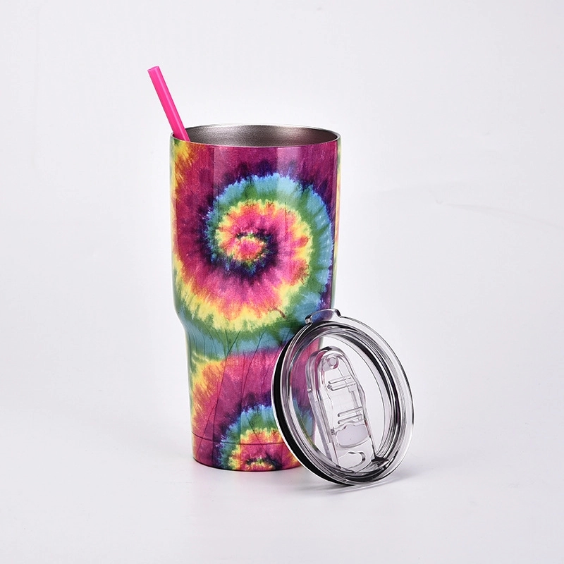 Tie-dye Stainless Steel Vacuum Insulated Tumbler 7
