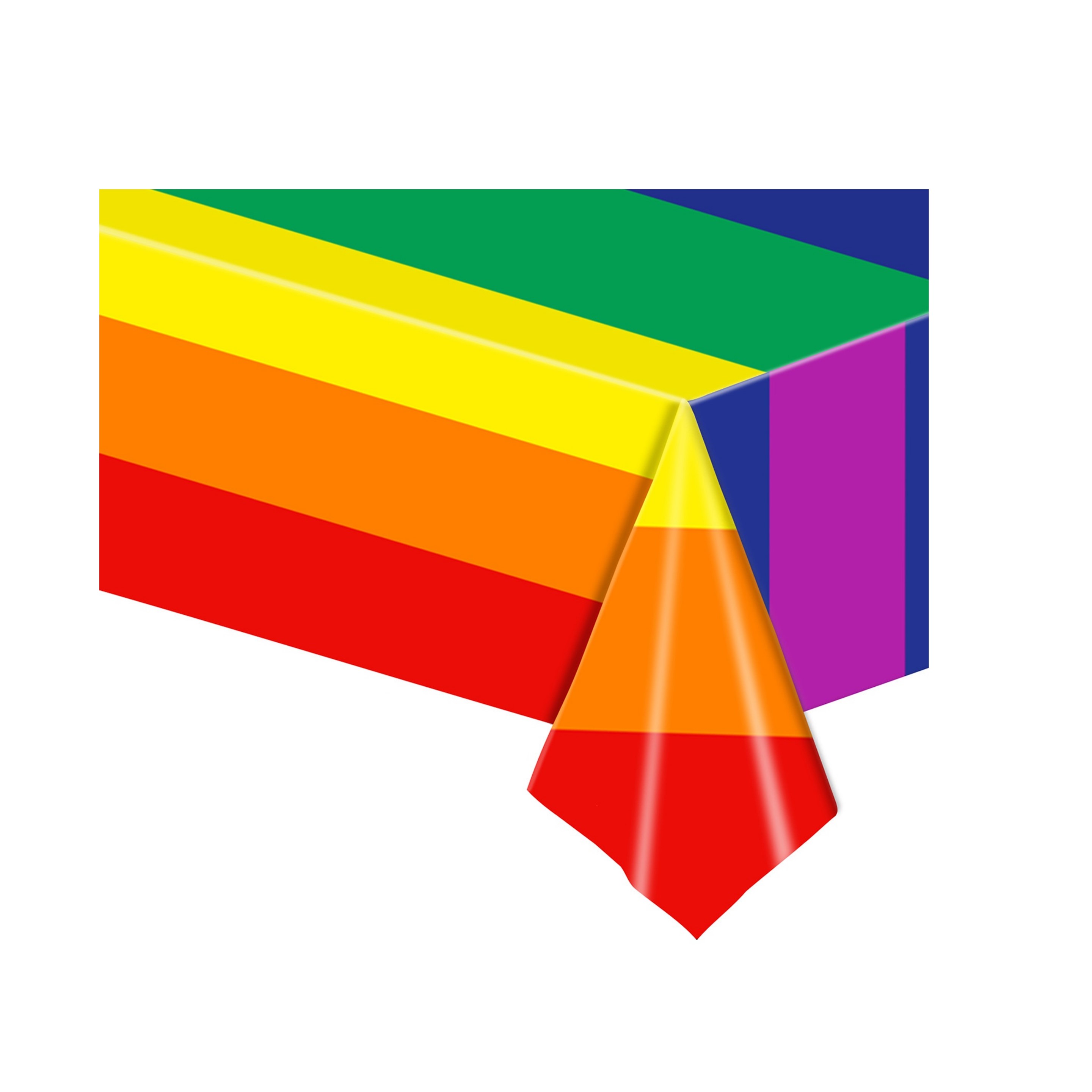 Rainbow Plastic Tablecloth (direct import) 5