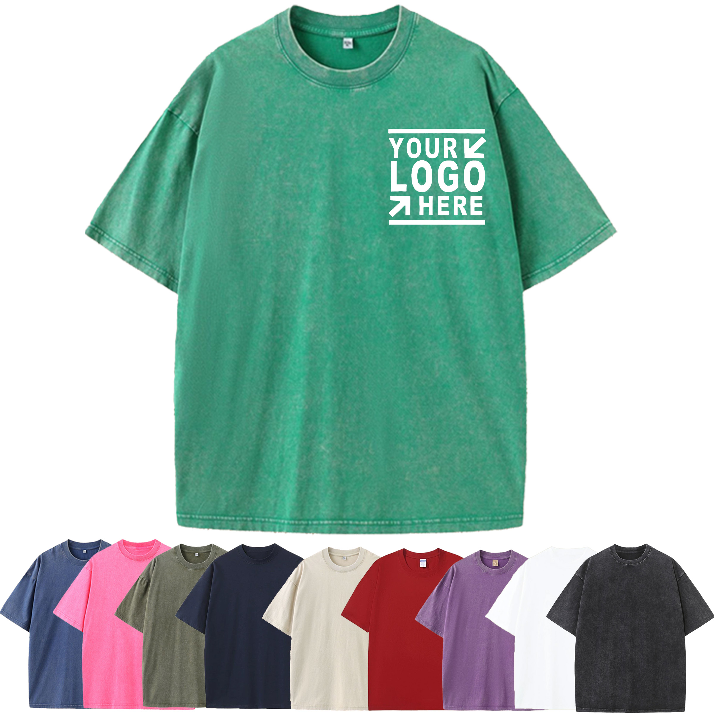 Mens 230GSM Heavyweight Cotton T-Shirt 1