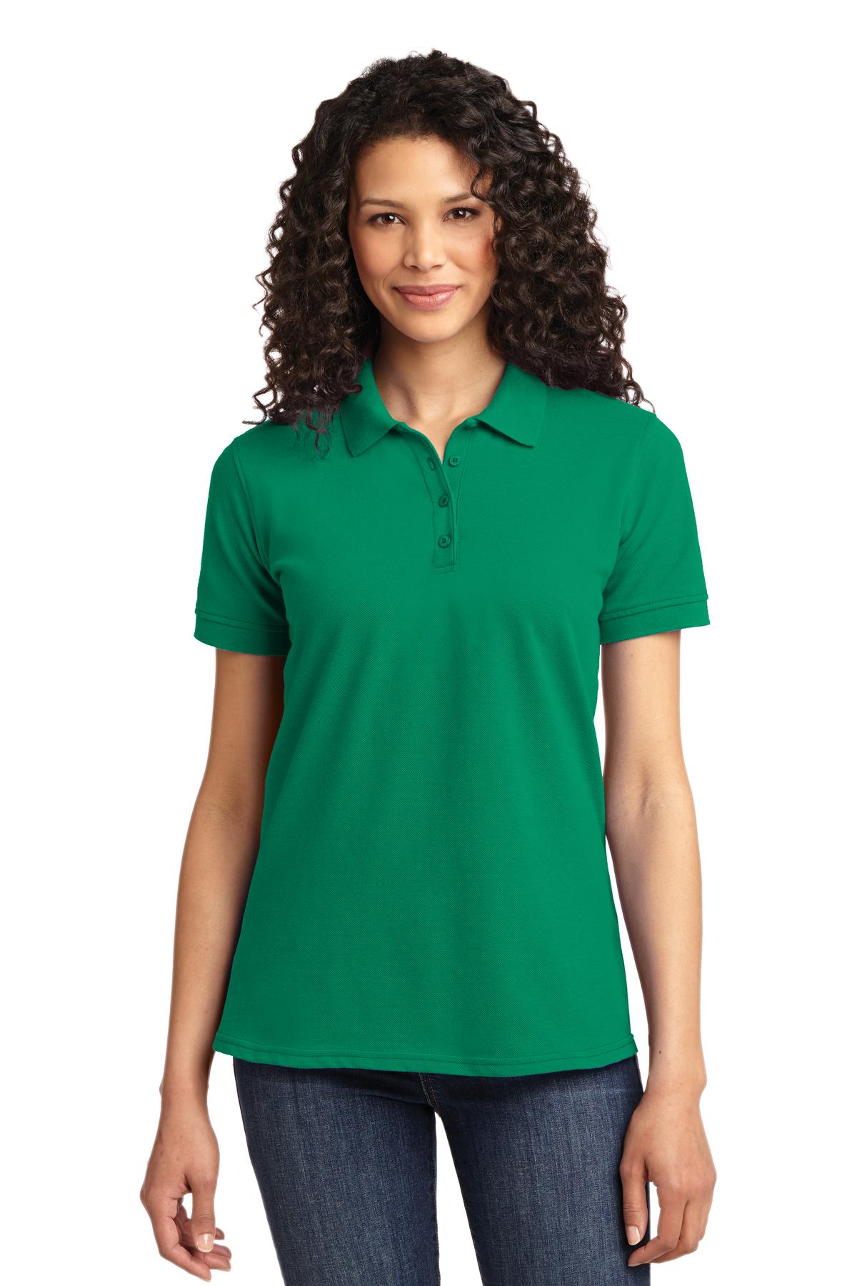 Port & Co Women's Core Blend Pique Polo. LKP155 73