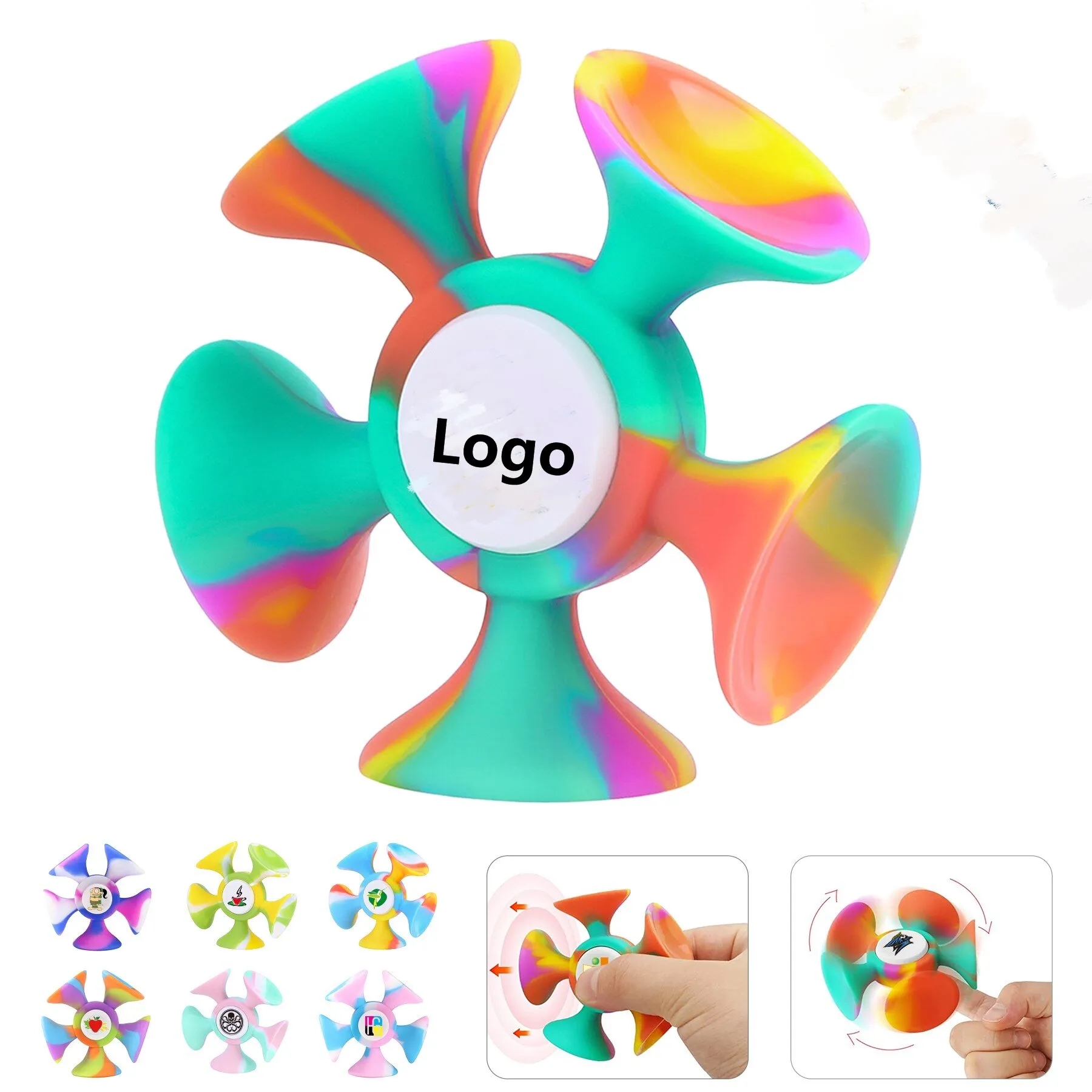 Suction Fidget Spinners Toys 3