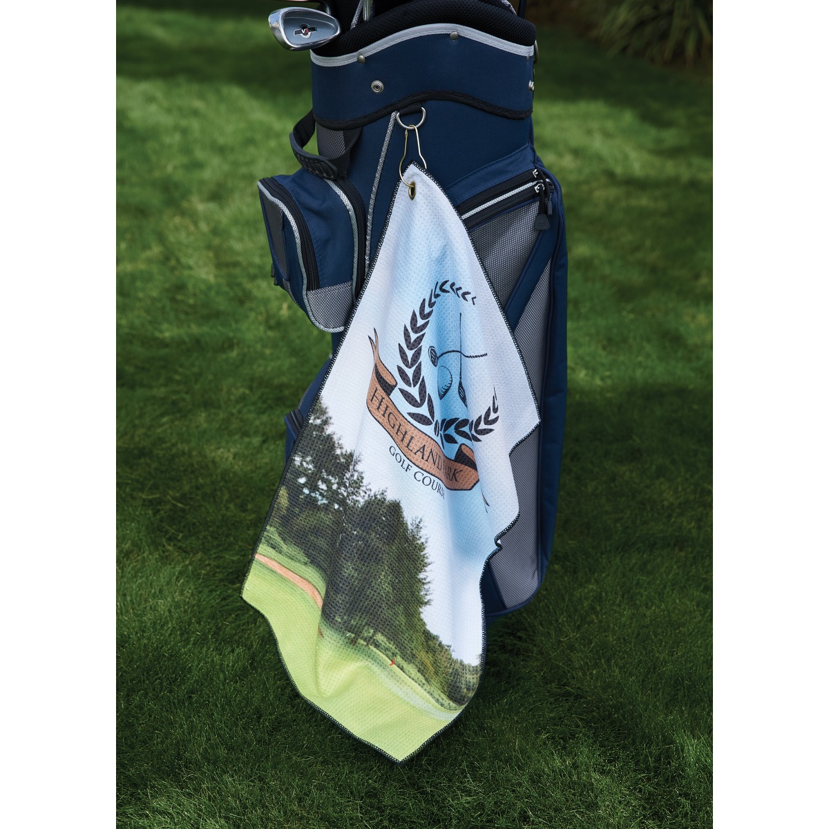 Microfiber Waffle Golf Towel 17