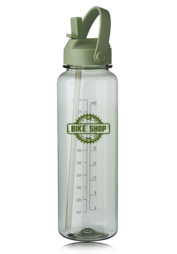 40 oz. Stella Plastic Water Bottle with Measurements 3