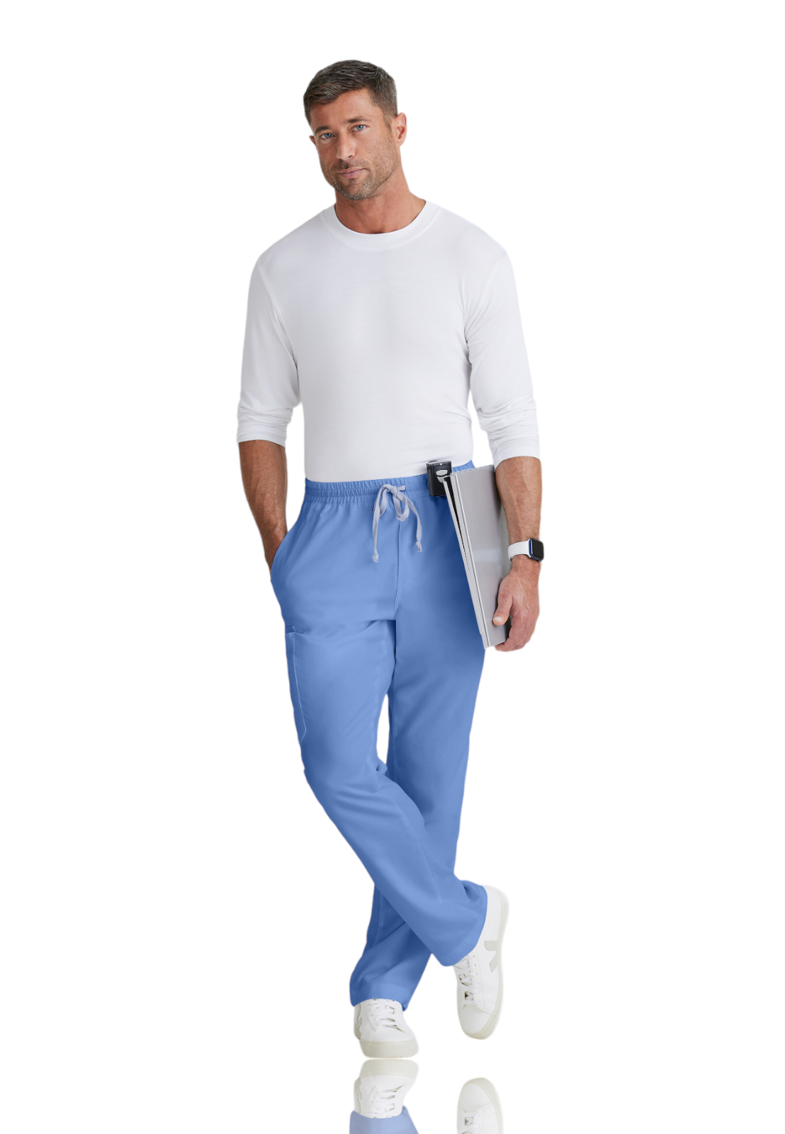 Grey's Anatomy Classic - Men's Five-Pocket Zip-Fly Evan Scrub Pant 2