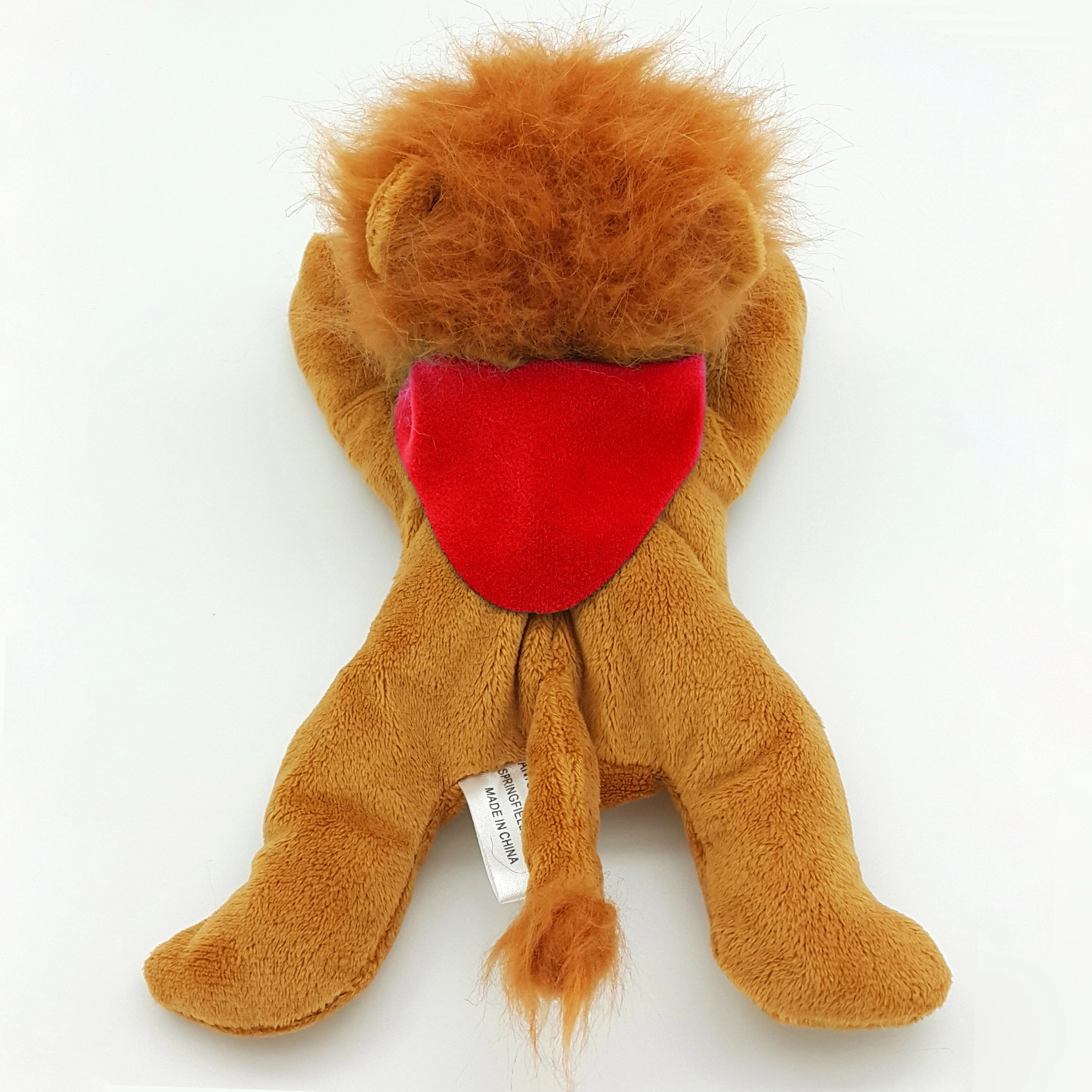 8" Laying Down Beanie Lion 5
