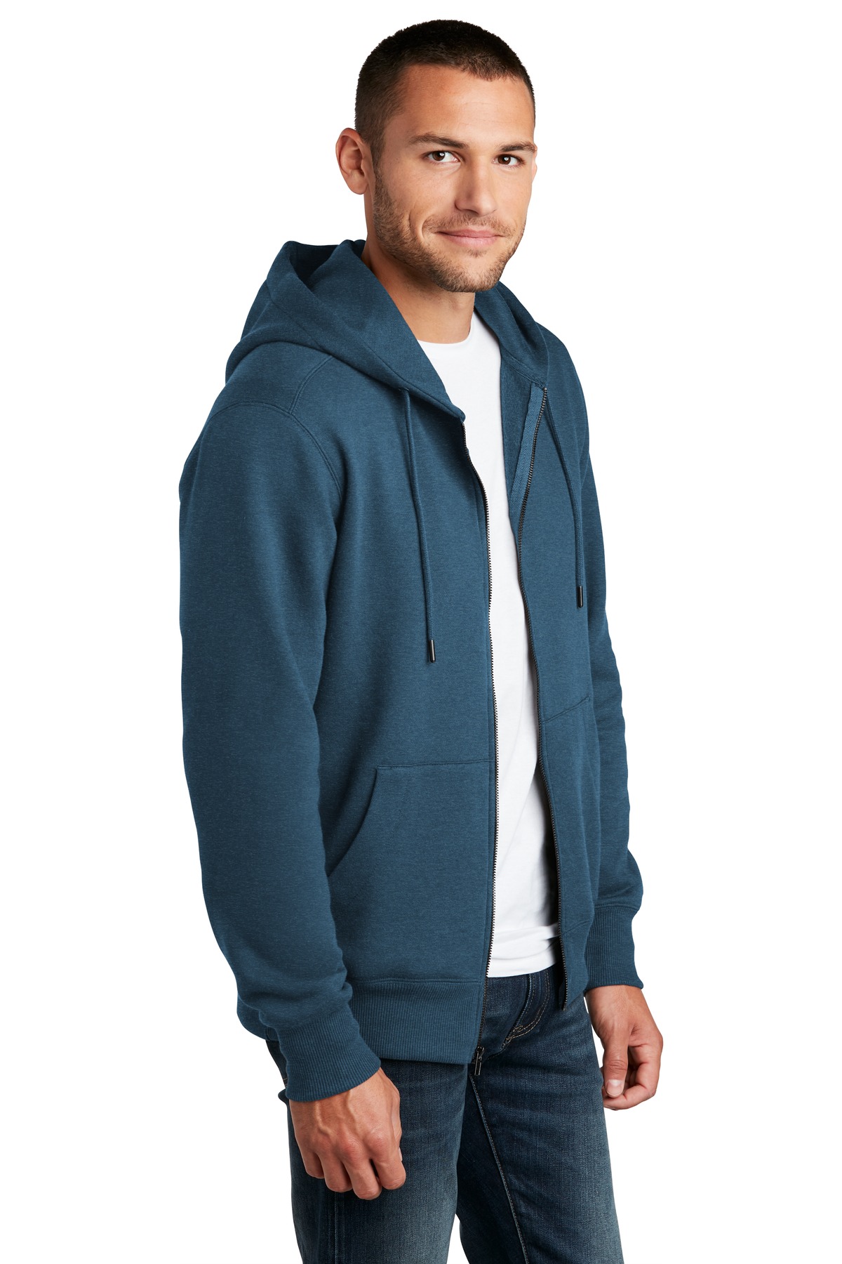 District® Perfect Weight Fleece Full-Zip Hoodie 19