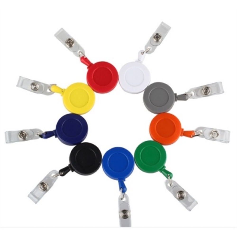 Retractable Carabiner Id Badge Holder Badge Reel 2