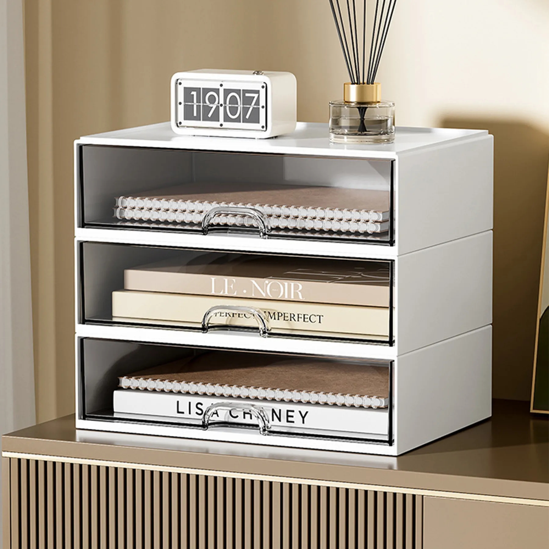 Plastic Single-Layer Transparent Storage Box 2