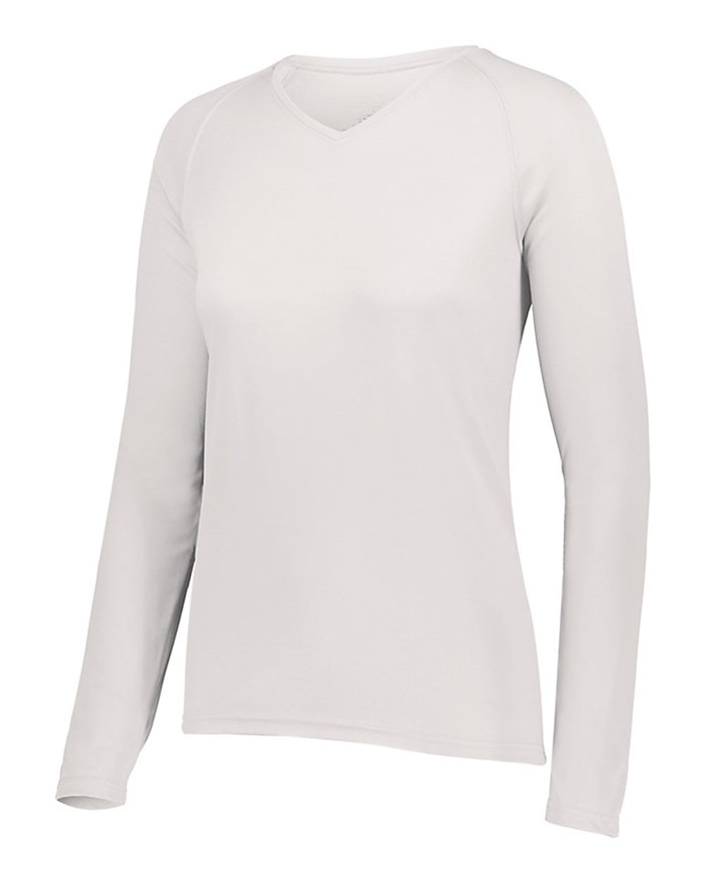 Women's Attain Wicking Long Sleeve V-Neck T-Shirt - 2797 15