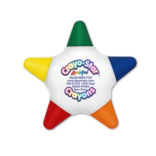 Crayo-Star 5 Color Star Shaped Crayon 2