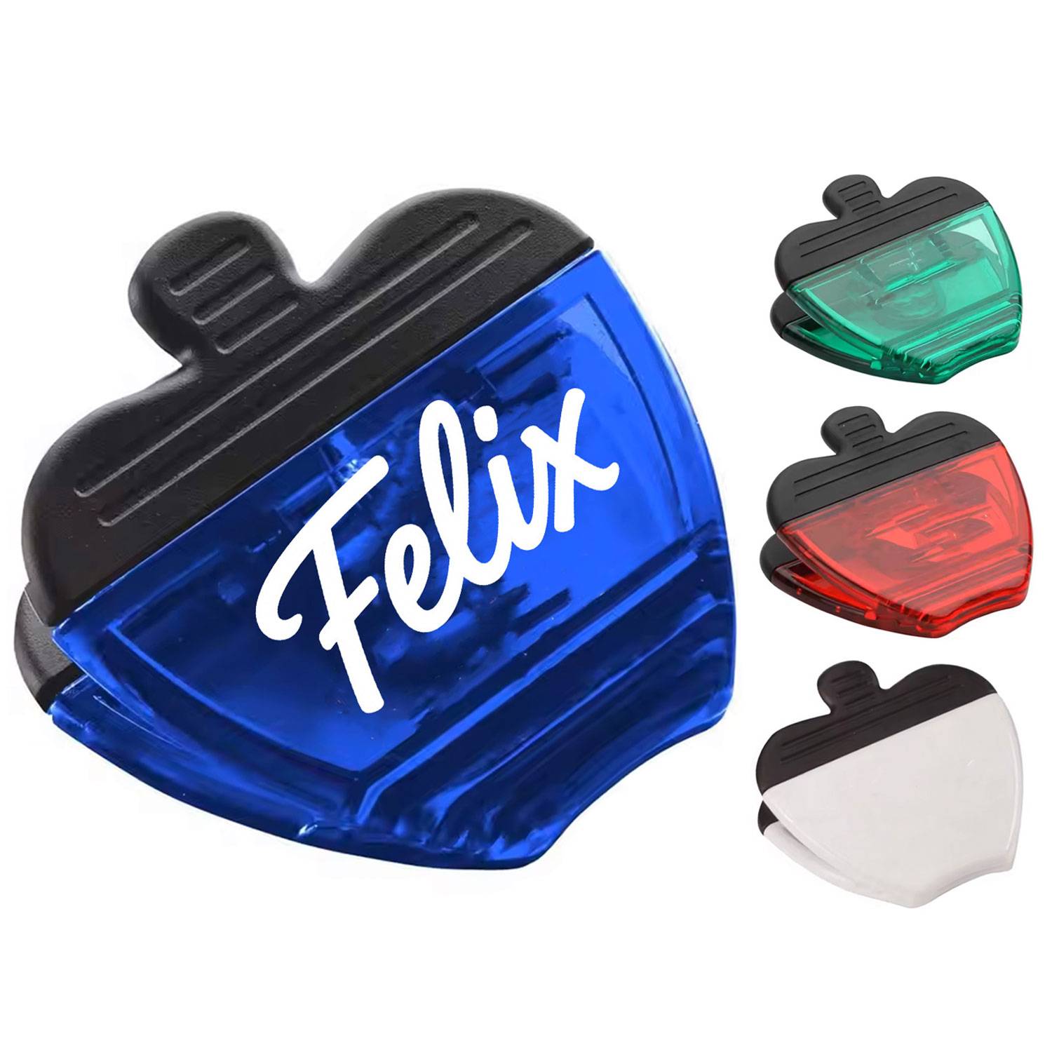 Apple-Shaped Magnetic Fridge Clip – Plastic Memo Holder