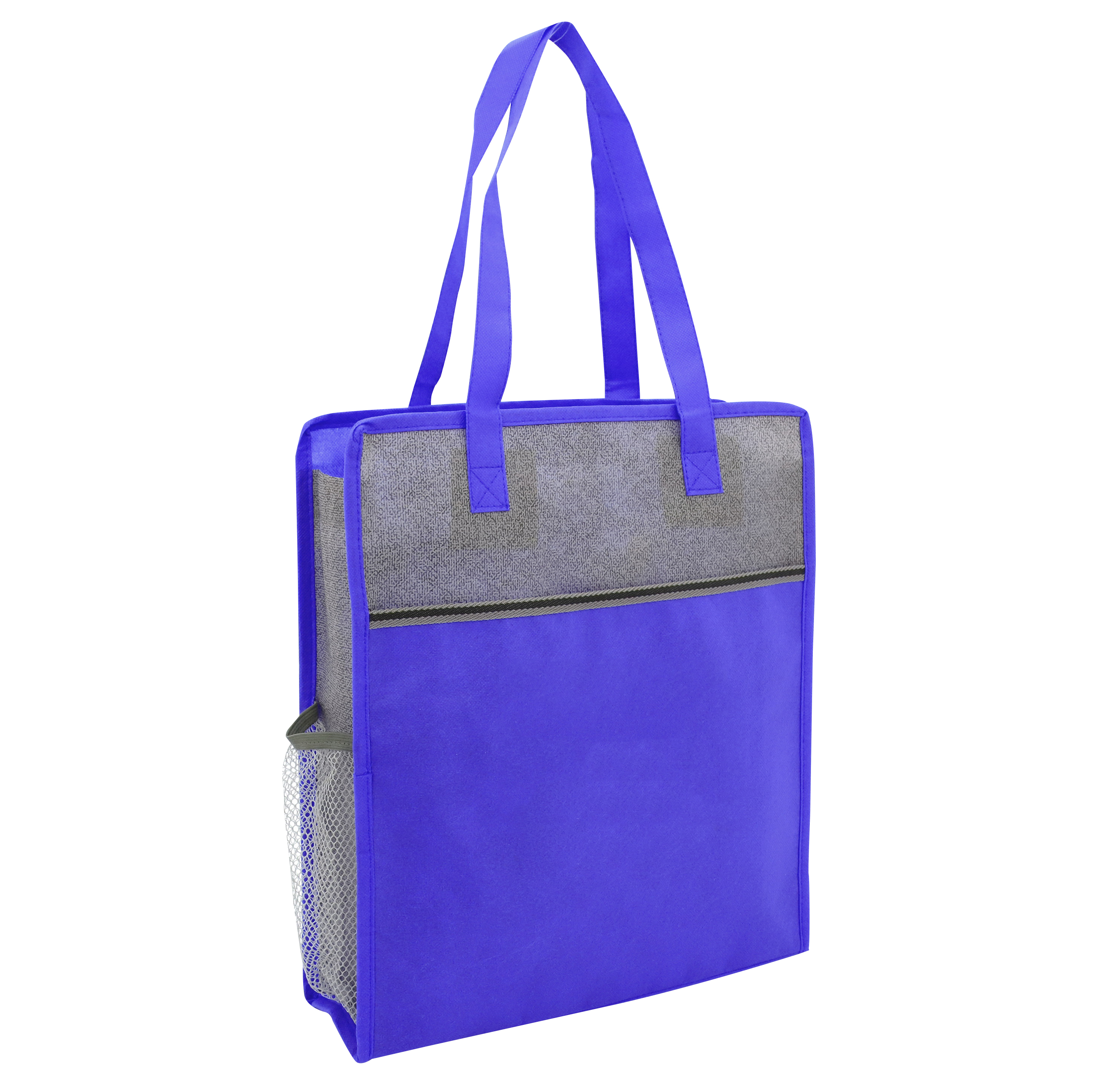 Color Basics Heathered Non-Woven Tote Bag 7