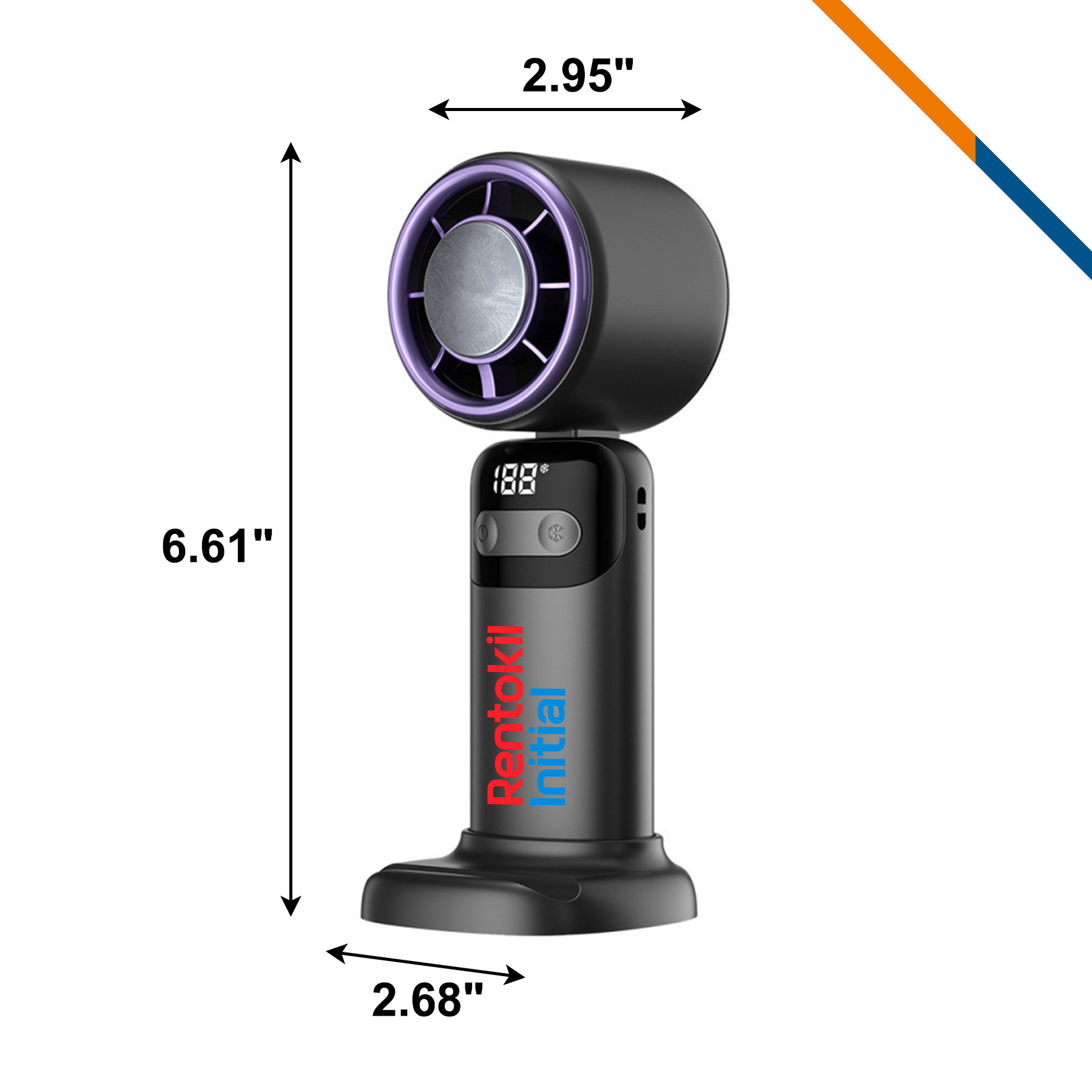 Lawler 100 Speeds Turbo Handheld Fan 2