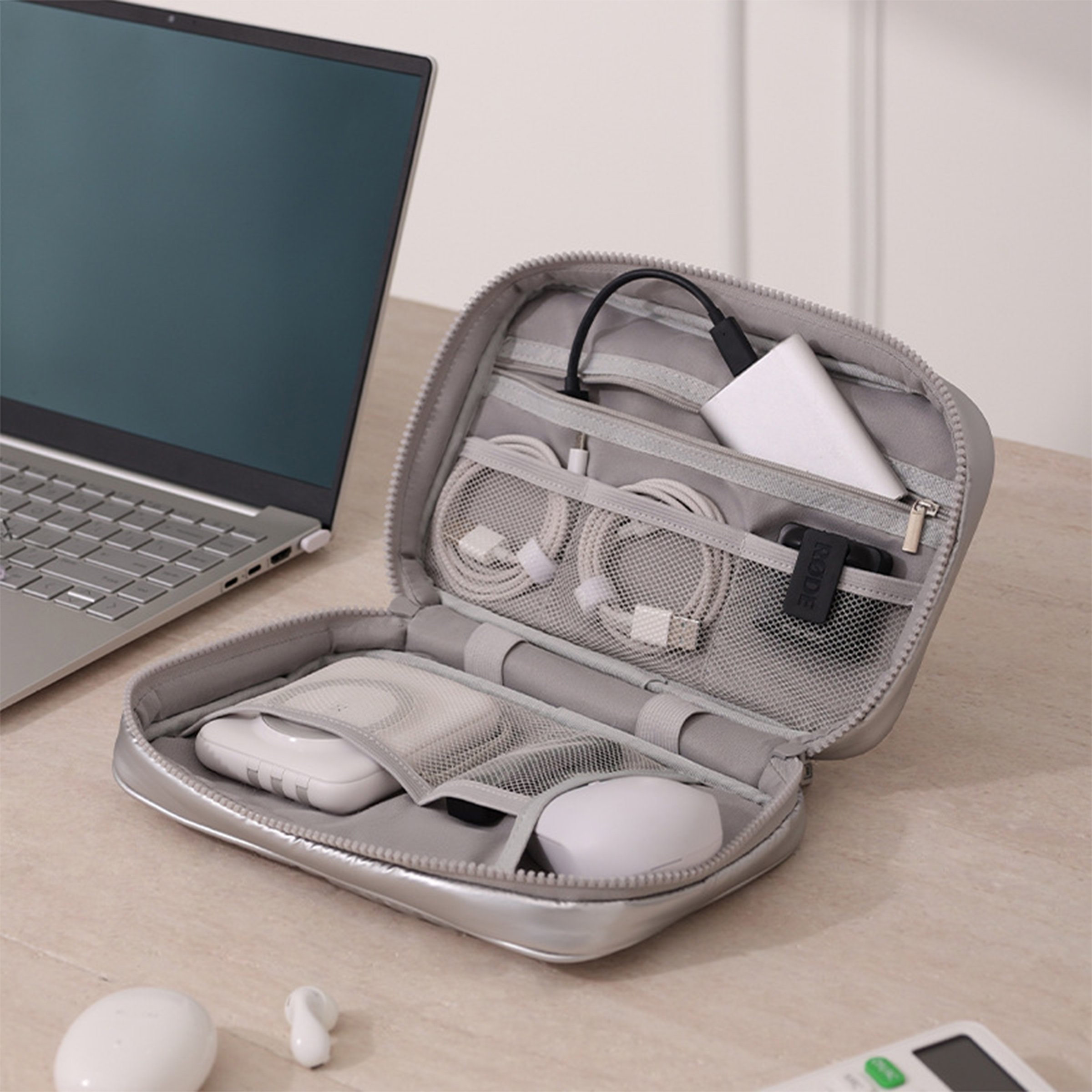 Down Cloth Travel Data Cable Storage Bag 6