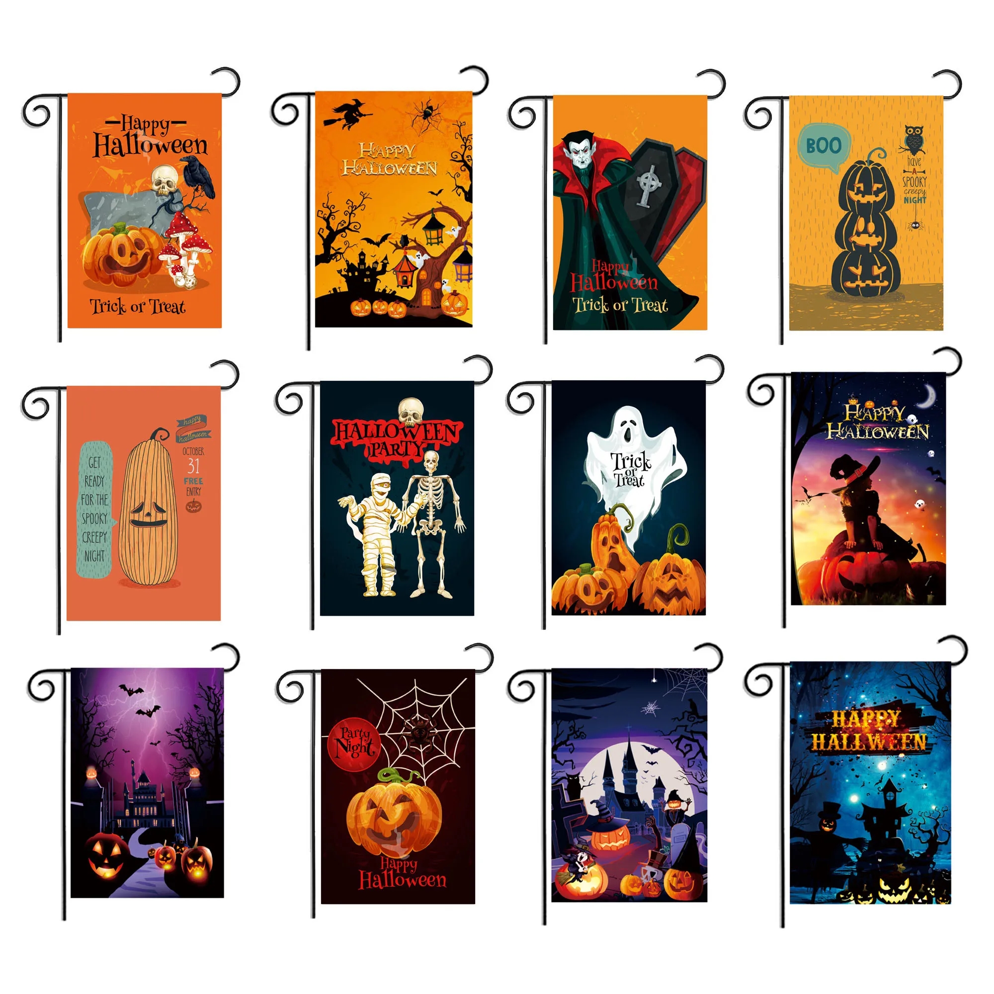 Spooky Halloween Garden Party Decor Flag 2