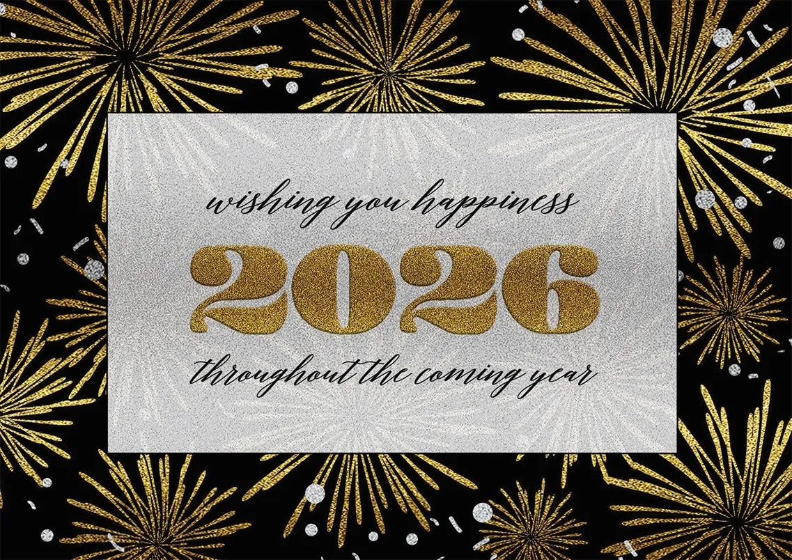 Glitter of Happiness Holiday Cards 1