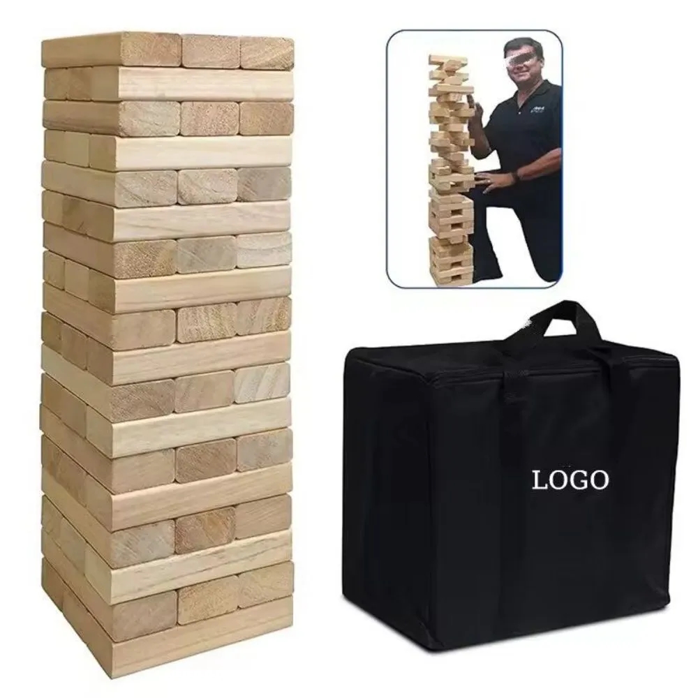 Stacking Puzzle Set With Polyester Pouch 3