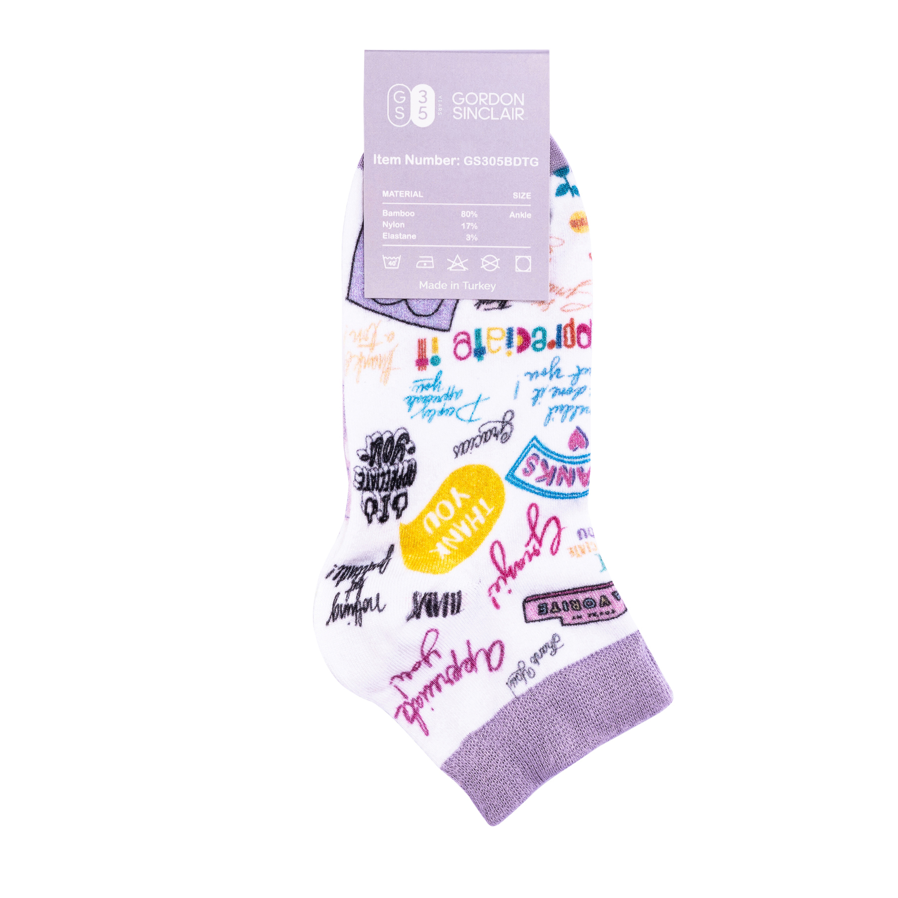 Ankle DTG Bamboo Socks 5