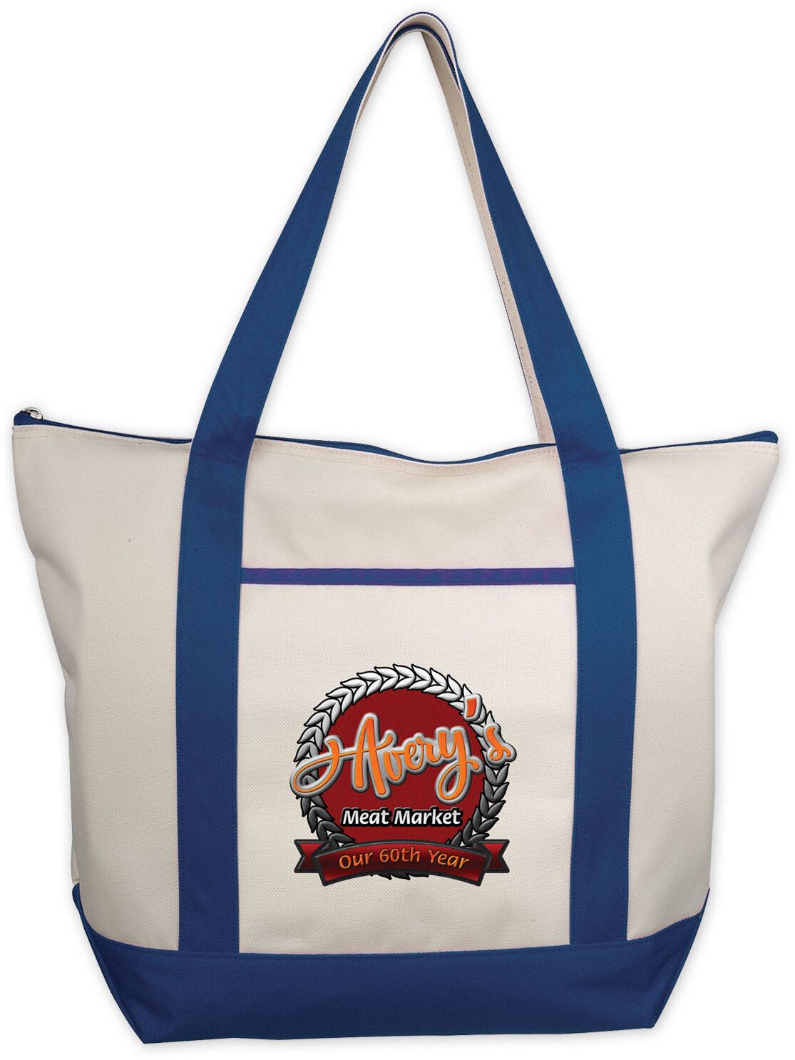 Classic Zippered Tote - Embroidered, custom tote bag with logo imprint 14