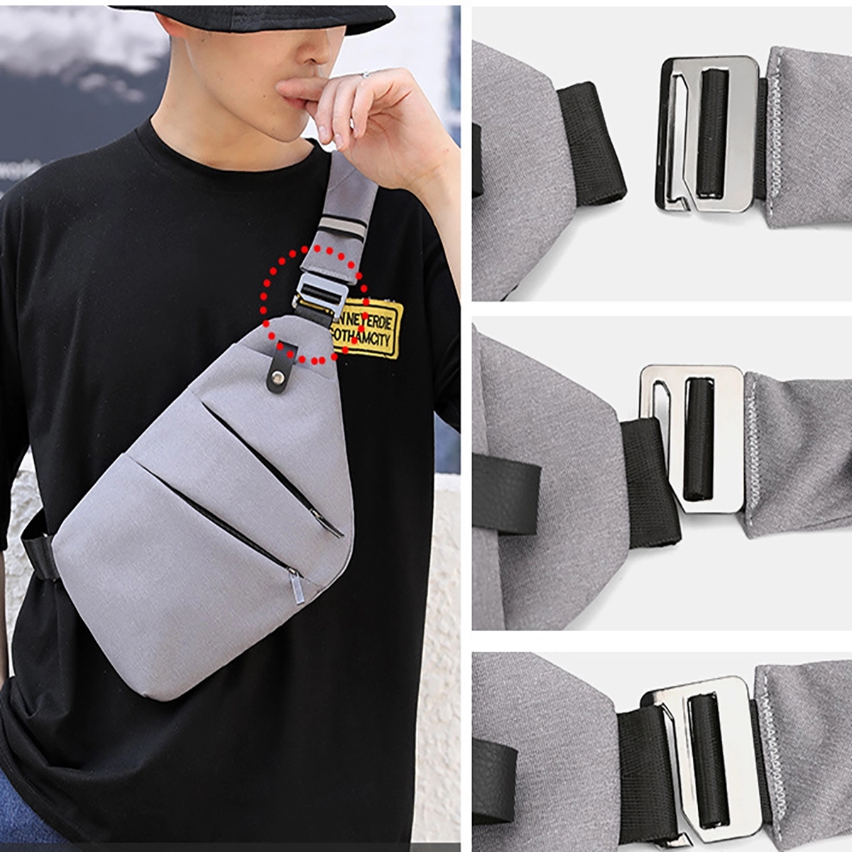 Anti-Theft Casual Chest Sling Bag 9