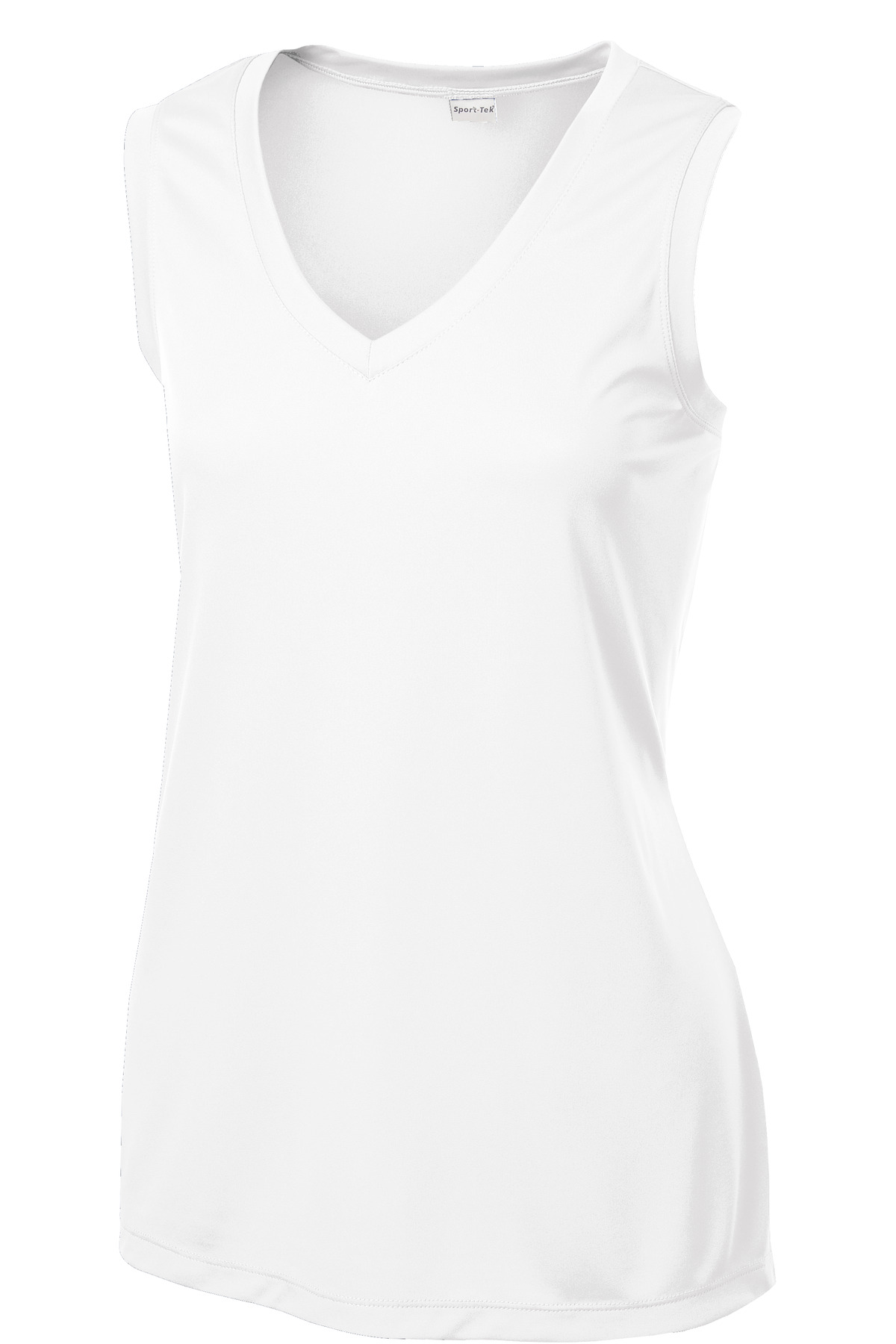 Sport-Tek Women's Sleeveless PosiCharge Competitor V-Neck Tee. LST352 8