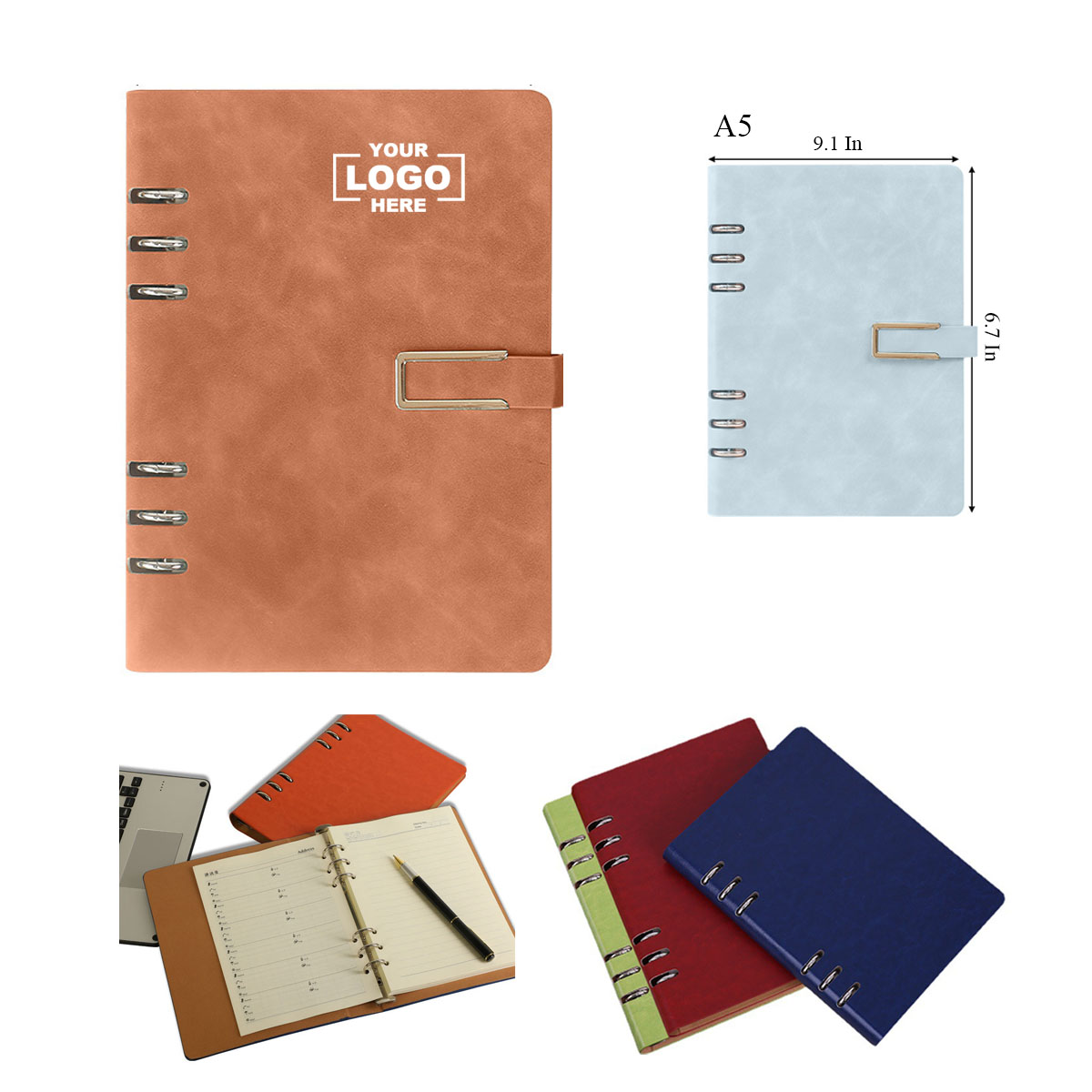 Ring Binder Loose-Leaf Notebooks 7