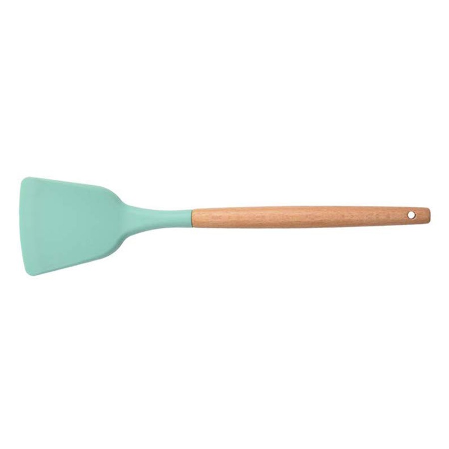Silicone Cooking Or Serving Utensil With Wooden Handle 32